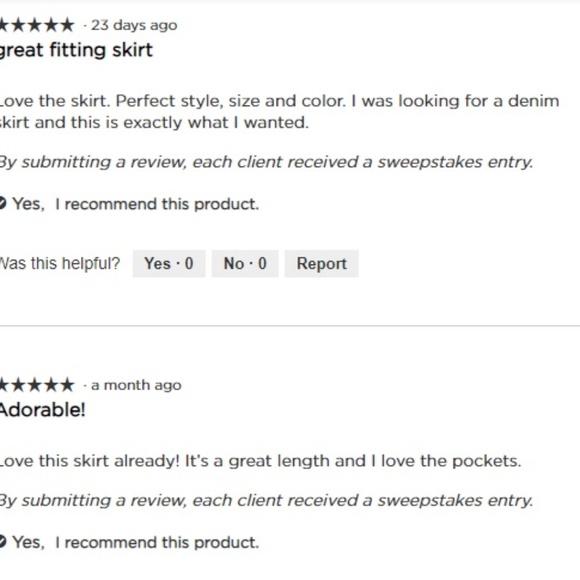 NWT LOFT DENIM POCKET SHIFT SKIRT 10 - Picture 7 of 7